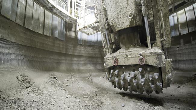 Inside BHP's Jansen potash mine in Canada.