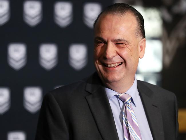 ARLC chairman Peter V’landys is targeting a mid-year deadline for finalising the NRL’s next broadcast arrangement. Picture: Getty Images