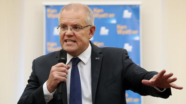 Prime Minister Scott Morrison in Perth. Picture: Gary Ramage