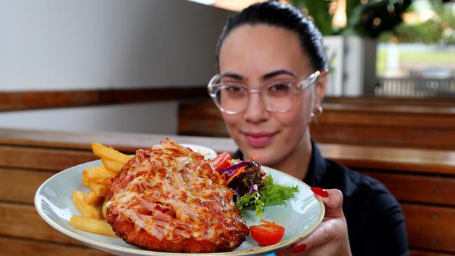 Runcorn Tavern takes out Best Parmigiana in Brisbane. Picture AAP Image/ David Clark