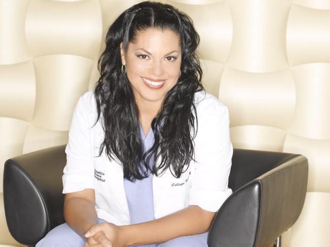 On screen partner ... Sara Ramirez as Callie Torres on Grey’s Anatomy. Picture: ABC US