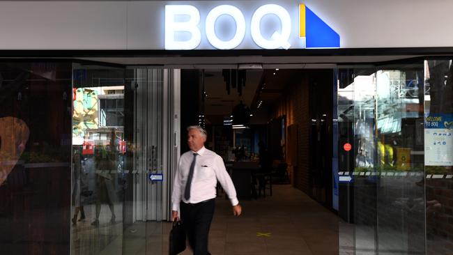 The biggest corporate news of the day was Bank of Queensland’s planned takeover of ME Bank.Picture: NCA NewsWire/Dan Peled