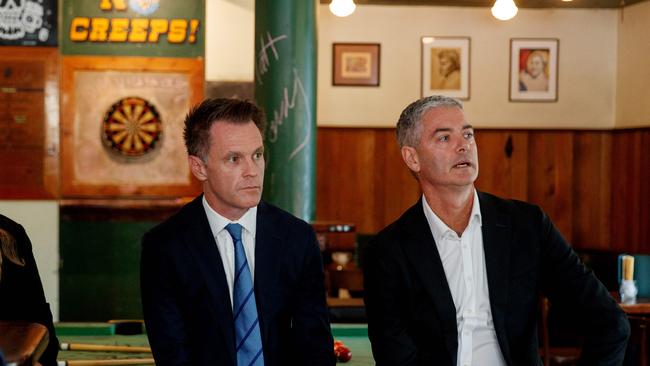 NSW Premier Chris Minns and Night-time Economy Minister John Graham (right) held talks with The Joey’s owners this week. Picture: NCA NewsWire / Nikki Short