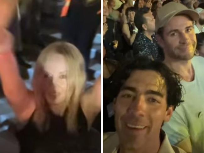 ‘Random’ celeb gang go unnoticed at concert