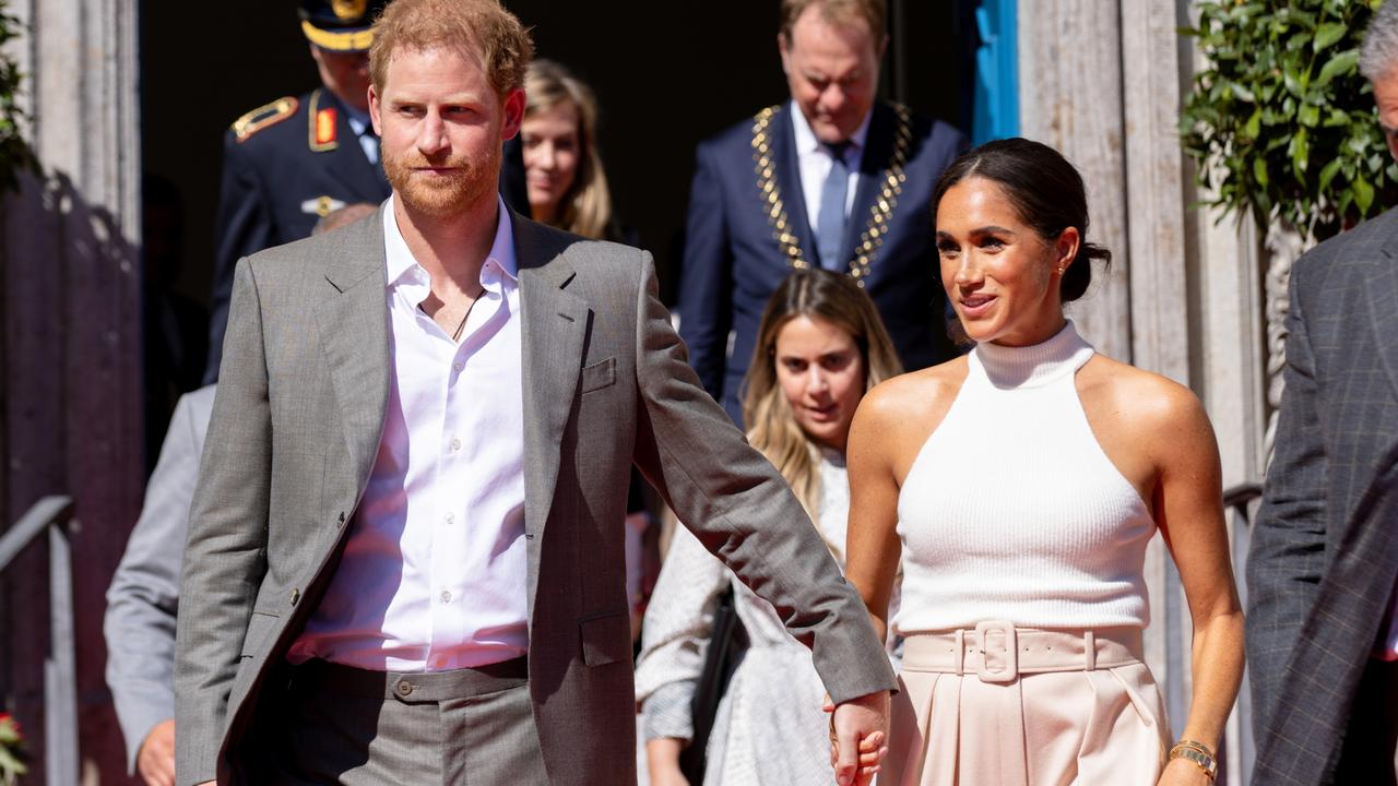 Harry and Meghan have notably held on to their Duke and Duchess of Sussex titles. Picture: Getty Images.