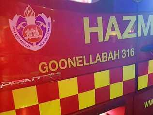 MOTORBIKE CRASH: NSW Fire & Rescue crews including the Goonellebah Hazmat unit attended a crash between a motorbike and car on Thursday night.