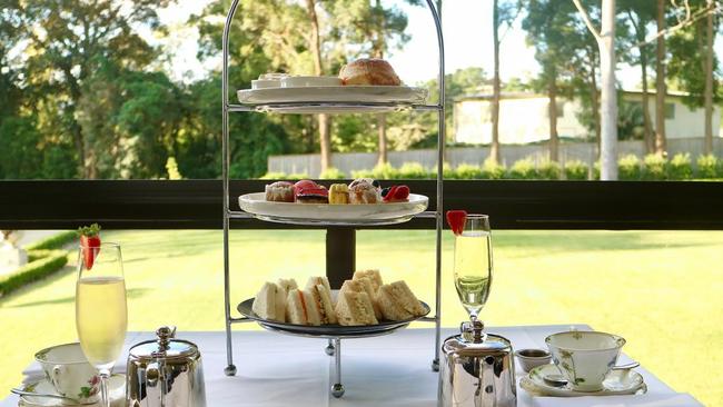 Biviano's offers an elegant high tea in a beautiful location. Picture: Bivanio's Restaurant