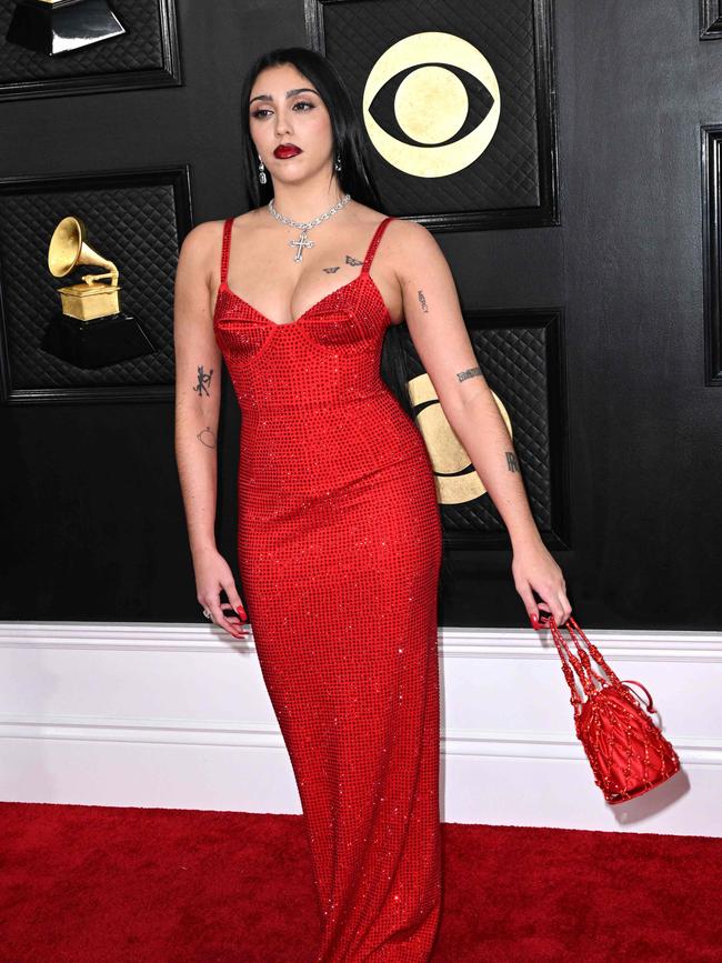 The 26-year-old at the Grammys in February. Picture: Robyn Beck/AFP