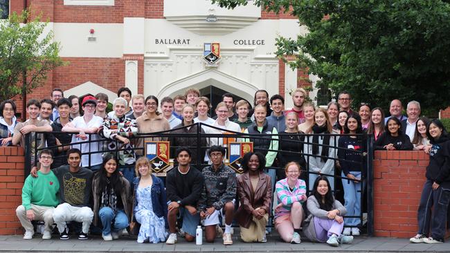 Ballarat Clarendon College VCE class of 2023 Picture: Supplied