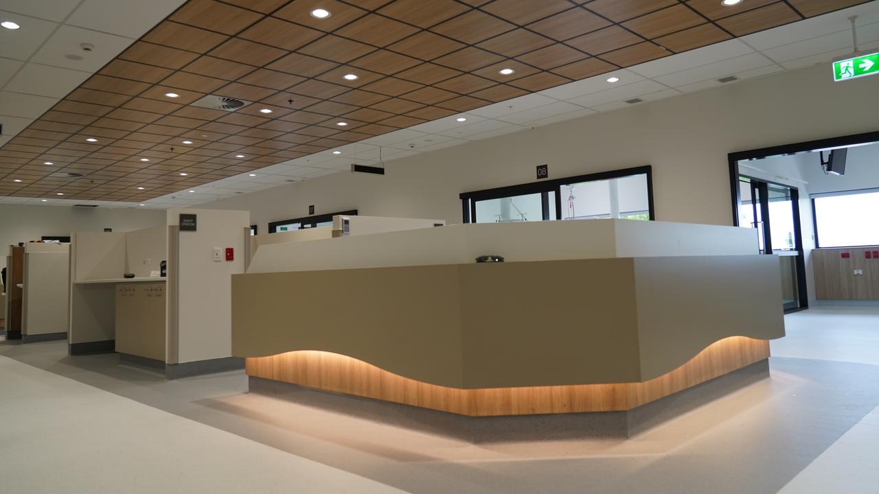 Photos of the completed intensive care unit at St Vincent's Private Hospital in Toowoomba by Hutchinson Builders.