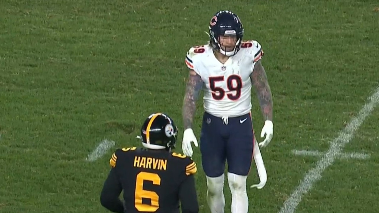 Bears' Marsh says he was 'hip checked' by ref during team's loss to Steelers, NFL