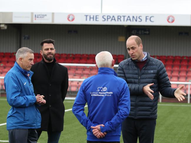 Prince William got on with the job in Scotland. Picture: Getty Images