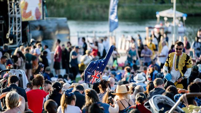 Australia Day celebrations in Adelaide, Sunday, January 26, 2020. Picture: AAP/Morgan Sette