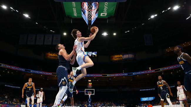 Giddey’s hot opening to his maiden NBA season is statistically the second-best start to a campaign by an Aussie in history. Picture: Zach Beeker/NBAE