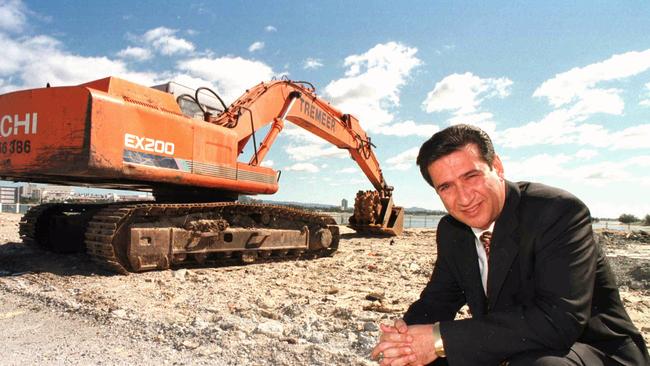 Sunland founder Soheil Abedian at the Fisherman's Wharf site once it had been demolished a few months after its final concert.