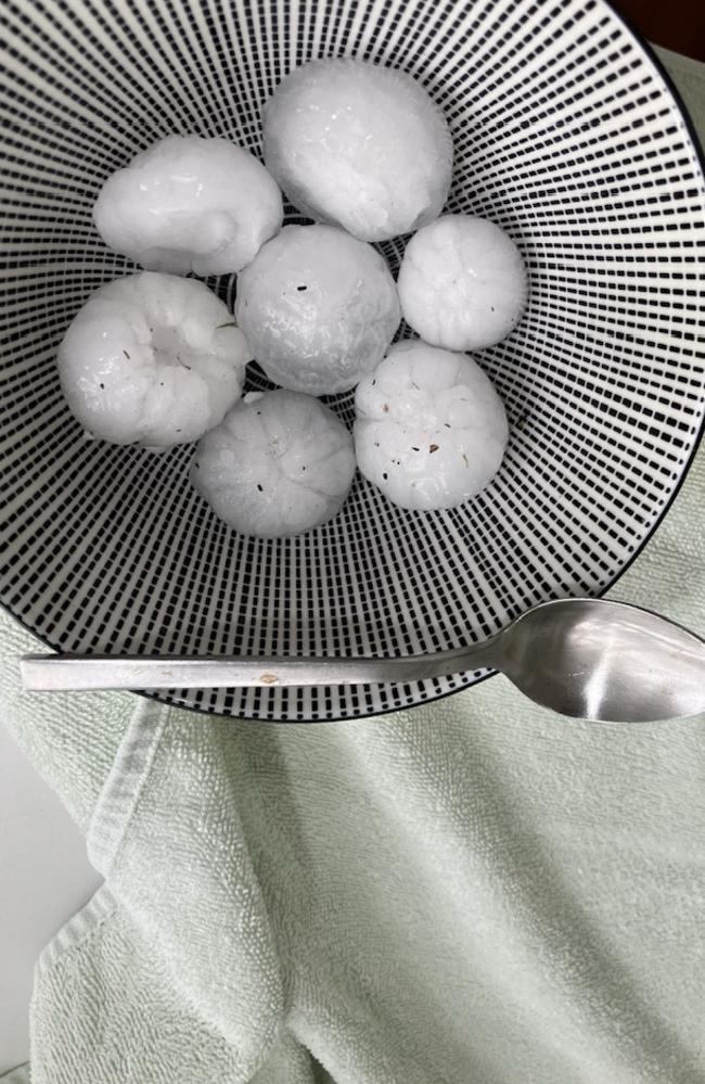 It comes after torrential rain, hail and high winds hit Victoria’s southwest on Wednesday. Picture: Karen Stephens/Facebook