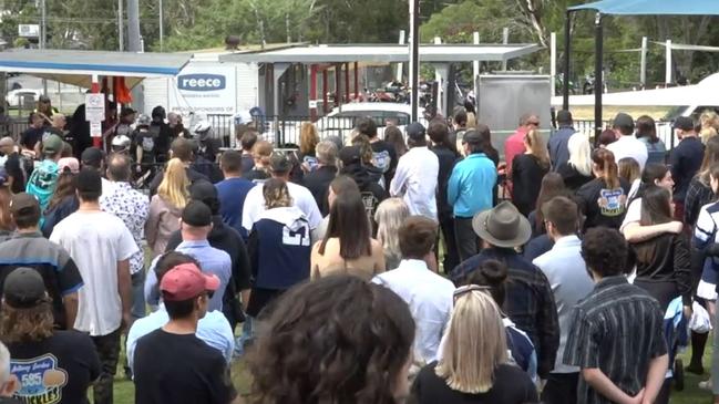 The funeral of Anthony ‘Knuckles’ Gordon. Picture: Supplied