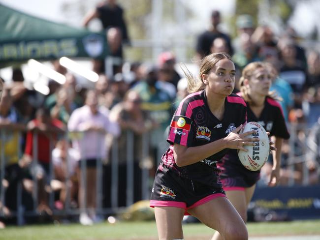 Koori Knockout - Day 4 Womens GF Redfern All Blacks v Bourke Warriors Monday, 7 October 2024 Hereford St, Bathurst NSW 2795, Australia, Picture Warren Gannon Photography