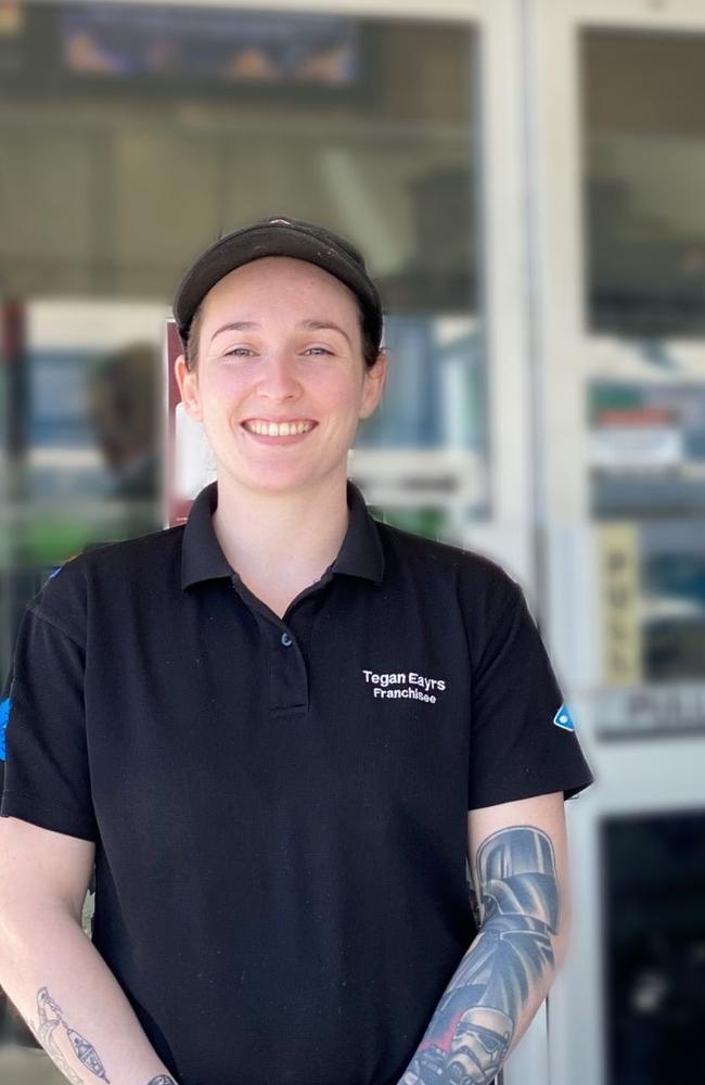 Tegan Eayrs is the franchisee owner of Domino's Redcliffe. Photo: Supplied