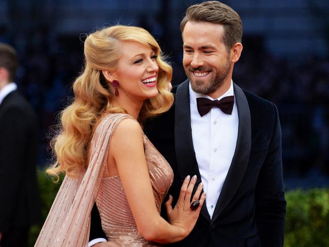 The former Gossip Girl star and her husband Ryan Reynolds at the 2014 Met Gala.