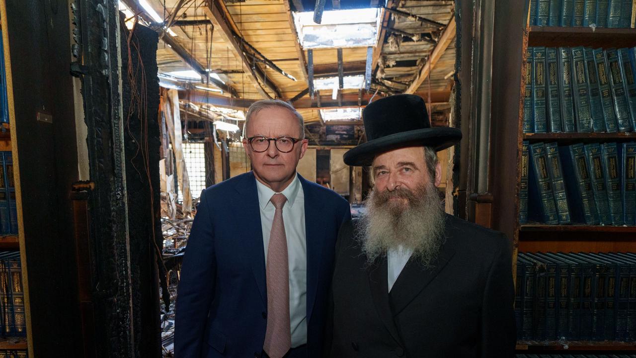 Anthony Albanese (left) has defended his handling of acts of violence against the Jewish community. Picture: Supplied