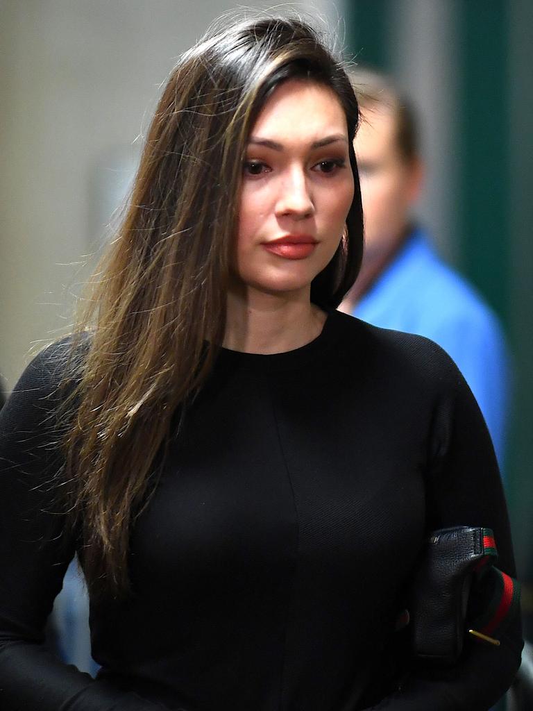 Former Actress Jessica Mann is a key witness for the prosecution. Picture: Johannes Eisele/AFP