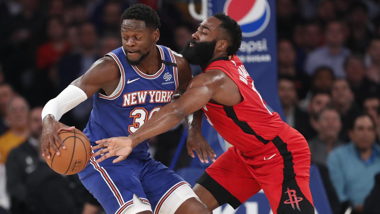 James Harden top scored once again, but it wasn’t enough for the Houston Rockets, who suffered their first loss at Madison Square Garden since 2009.