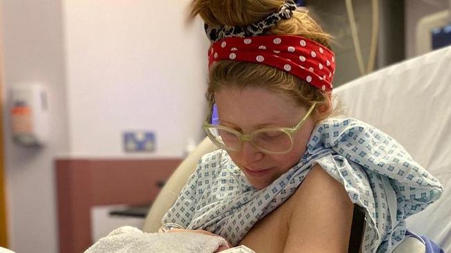 Jessie Cave has given birth.