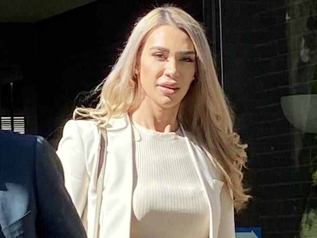 Helen Andrews pictured outside Sutherland courthouse. Picture: Ashleigh Tullis