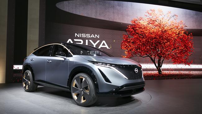 Nissan Ariya concept car at the Tokyo motor show.