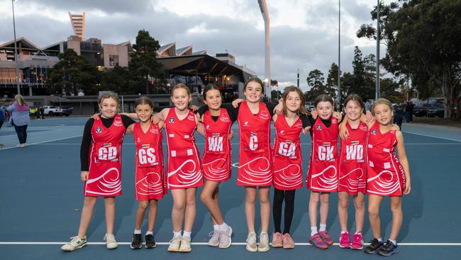 Ocean Grove Cooinda under-11 netball team.