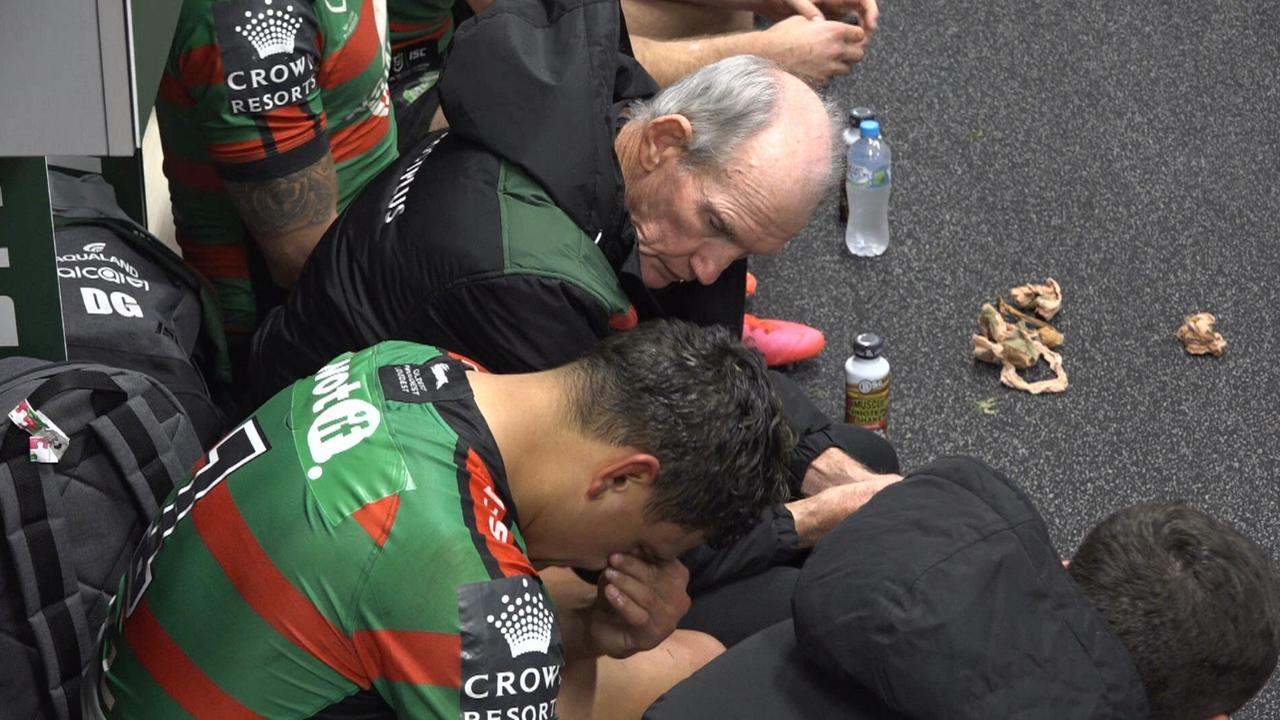 Wendell Sailor has defended Wayne Bennett for remaining tight-lipped over the reason why Latrell Mitchell ended Friday night in tears.