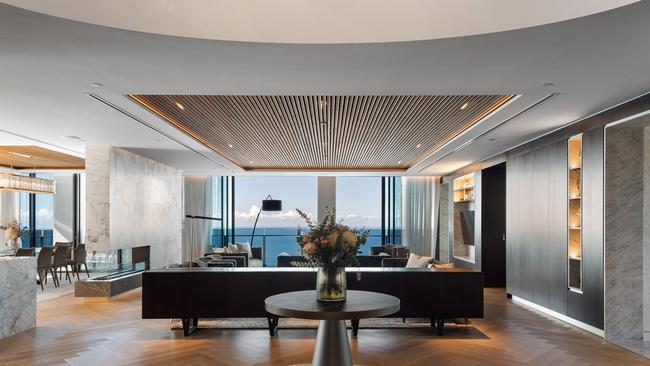 Inside the $30m penthouse Culture Kings founders Simon and Tah-nee Beard are selling. Image supplied.