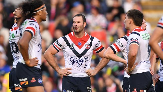 Boyd Cordner’s face … Penrith? Really? Image: AAP Image/Joel Carrett