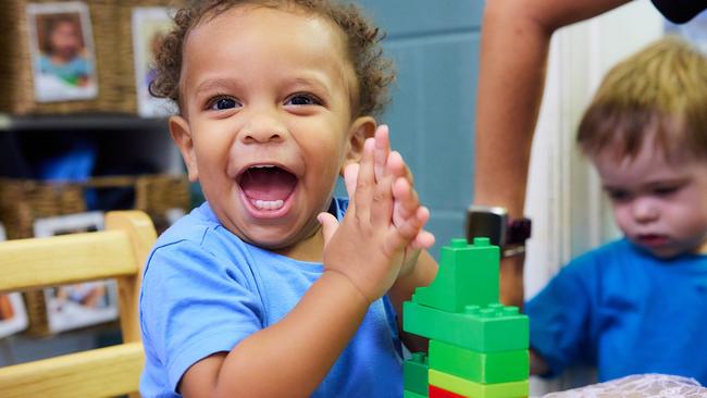 Jeremiah Sambo, 2, at Cubby Care's Mooroobool centre. Picture: Romy Photography