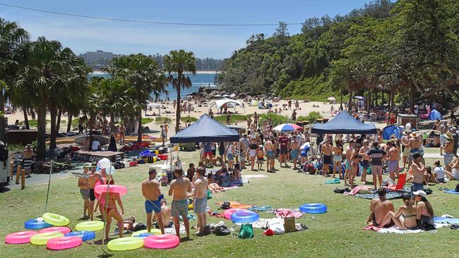 Shelly Beach at Manly has been the site of some anti-social behaviour involving alcohol consumption, which is banned in the area. Picture: Troy Snook.