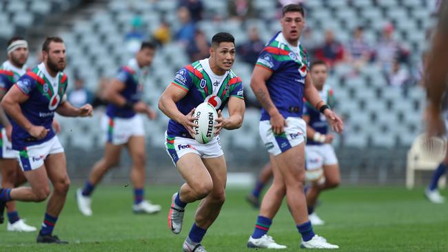 The Warriors couldn’t hold onto their first half lead but there are signs of improvement. Picture: Getty Images.