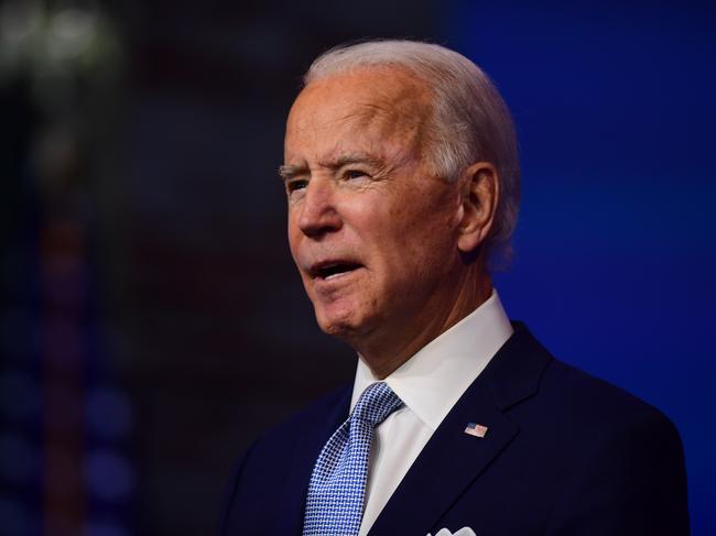 President-elect Joe Biden introduces key foreign policy and national security nominees and appointments in Wilmington, Delaware. Picture: AFP