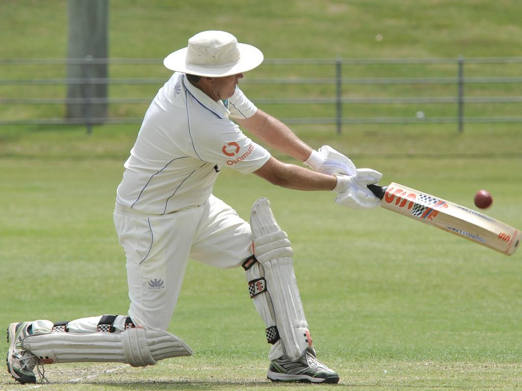 Harwood's Nathan Ensbey bats  in a clash between the Coutts/Coffs Colts and Harwood Cricket Club at McKittrick Park on Saturday, December 15.