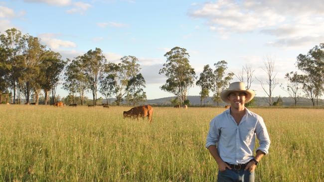 Cam Griffin binowee family grazing. PICTURE: Supplied