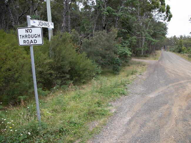 Reedy Marsh locals heard rumours of a sighting of Robert Gerard, who remained on the run through bushland for 24 hours after the death of Michael Hawkes. Picture: Grant Wells