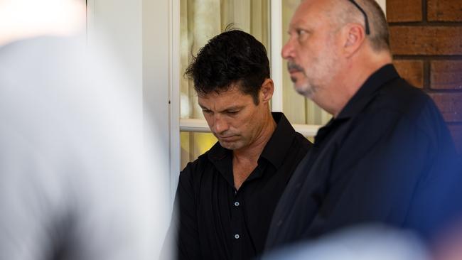Phil Scott as hundreds attended the funeral service for Nightcliff Friendly Grocer owner Linford Feick on Wednesday, May 7 at Resthaven Chapel. Picture: Pema Tamang Pakhrin