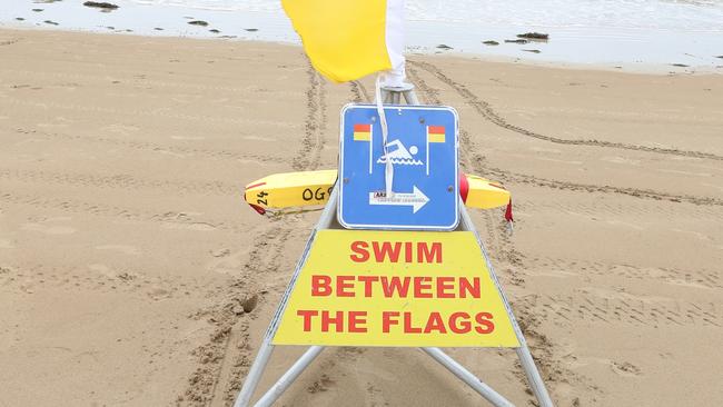 Always swim between the flags. Picture: Alan Barber