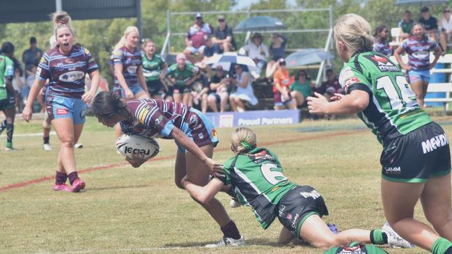 Harvey Norman 19s, Round 1, CQ Capras versus Townsville Blackhawks at Webb Park, Yeppoon, on February 15, 2025.