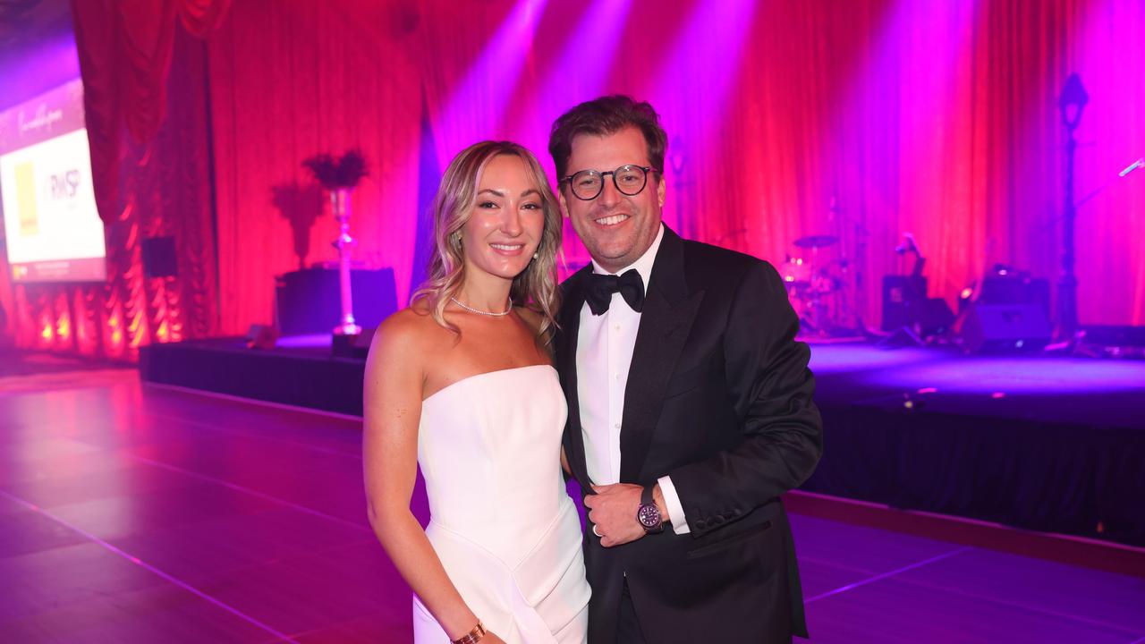 Chelsea Gates and Matt Gates at the Ray White Surfers Paradise Muscular Dystrophy Charity Ball at The Star Gold Coast. Picture: Portia Large