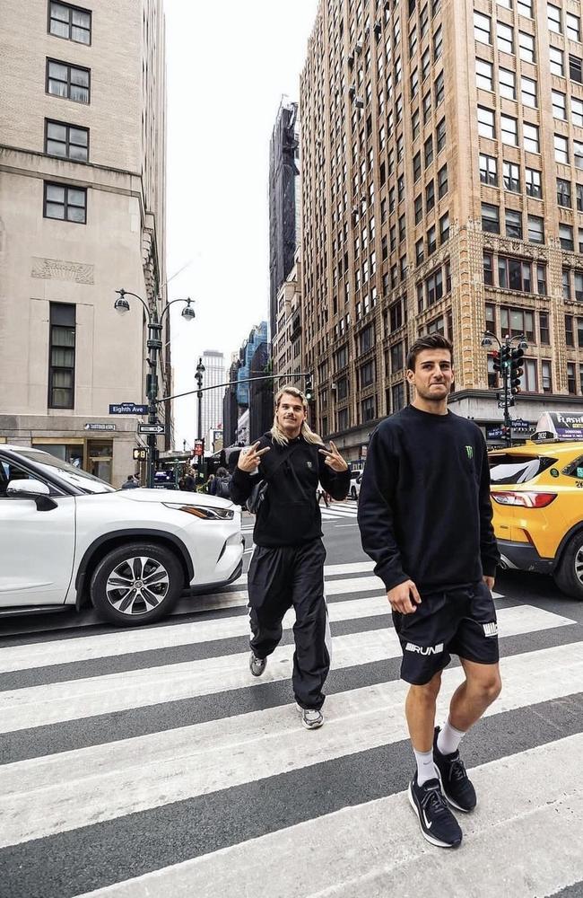 The pair have been captured exploring the streets. Picture: Instagram