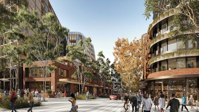 Artist impressions of Foster St precinct. Picture: Supplied