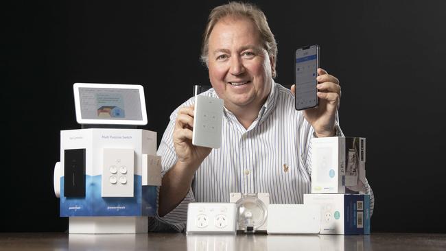 Simon Gerard, whose family previously owned Clipsal, is now chair of connected home company Zimi. Picture: Naomi Jellicoe