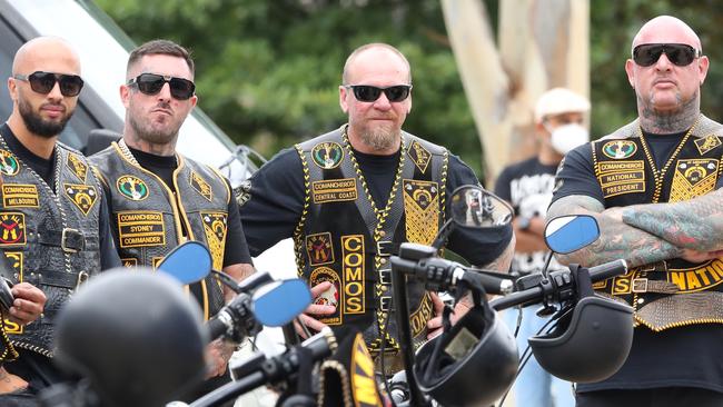 Bikie numbers are on the rise in Victoria. Picture: David Crosling