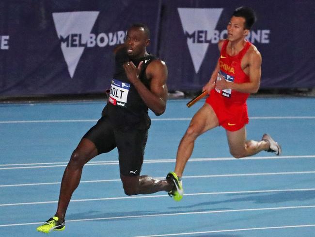 Bolt will run in two events on Saturday in a bid to secure an All Stars win.